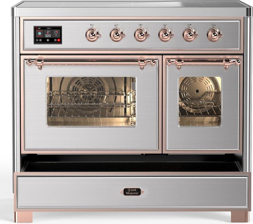 Ilve UMDIB40NR3SSP Stainless Steel With Copper Trim