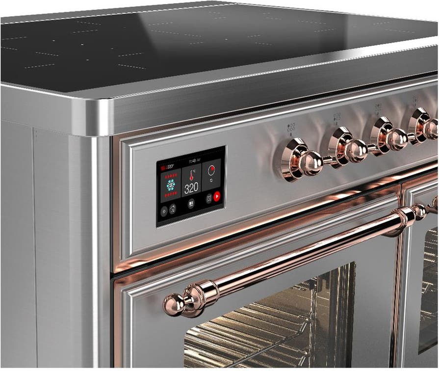 Ilve UMDIB40NR3SSP Stainless Steel With Copper Trim