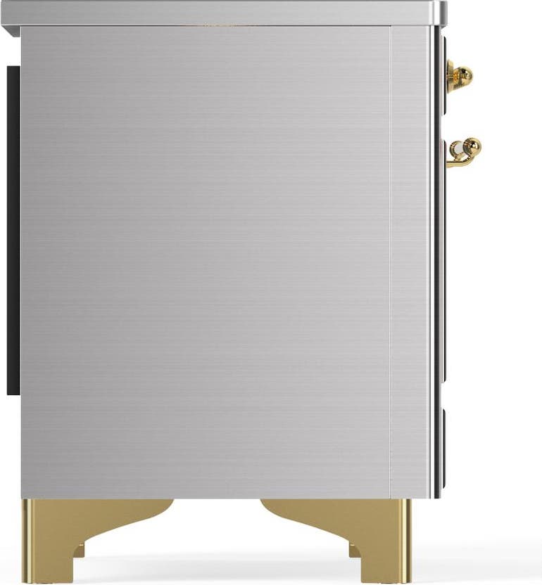 Ilve UMDIB40NR3SSG Stainless Steel With Brass Trim