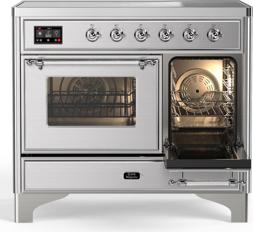 Ilve UMDIB40NR3SSC Stainless Steel With Chrome Trim