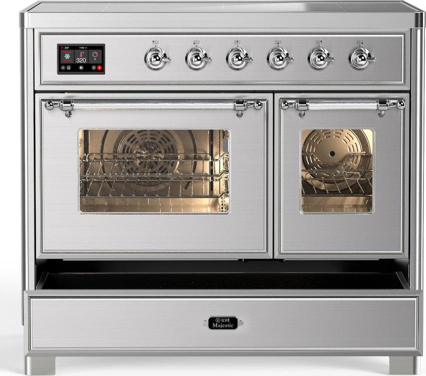 Ilve UMDIB40NR3SSC Stainless Steel With Chrome Trim