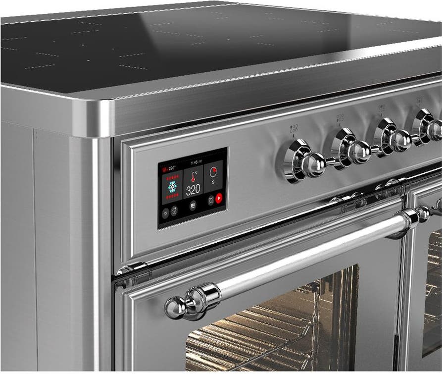 Ilve UMDIB40NR3SSC Stainless Steel With Chrome Trim