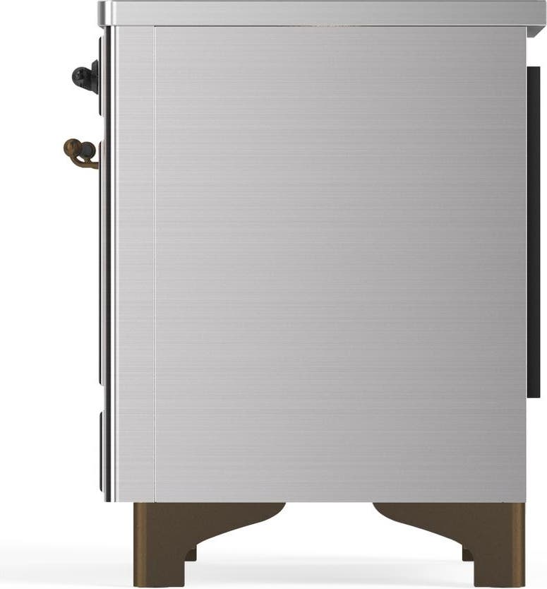 Ilve UMDIB40NR3SSB Stainless Steel With Burnished Trim