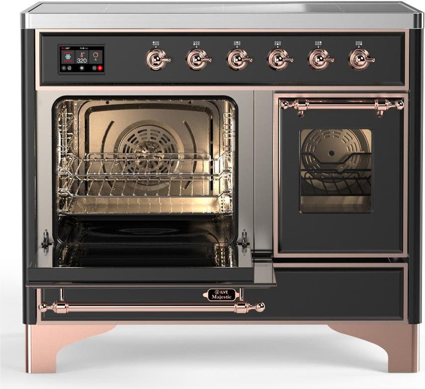 Ilve UMDIB40NR3MGP Matte Graphite With Copper Trim