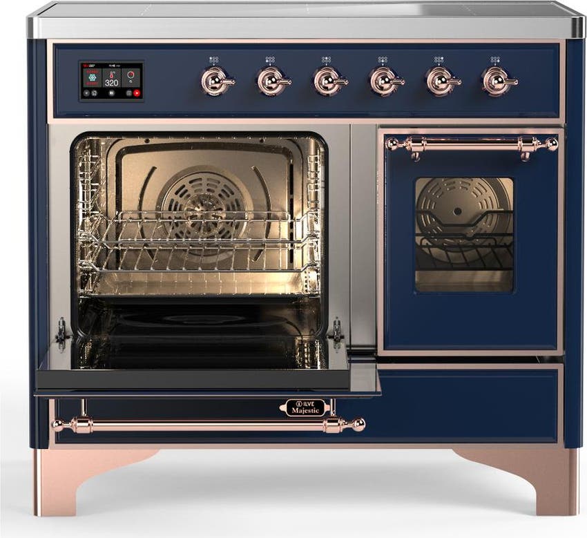Ilve UMDIB40NR3MBP Midnight Blue With Copper Trim