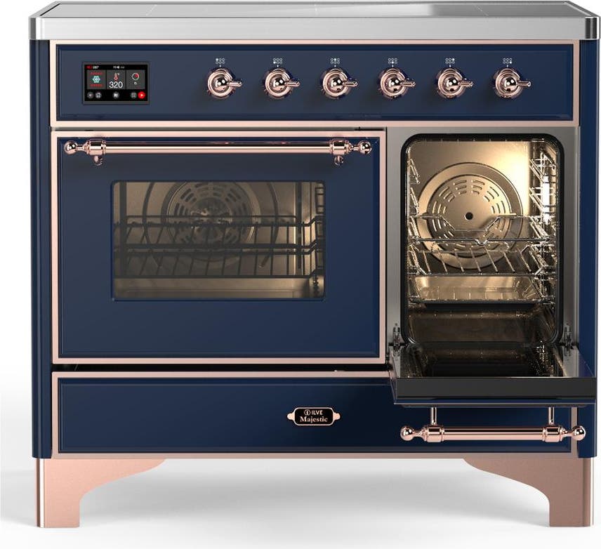 Ilve UMDIB40NR3MBP Midnight Blue With Copper Trim