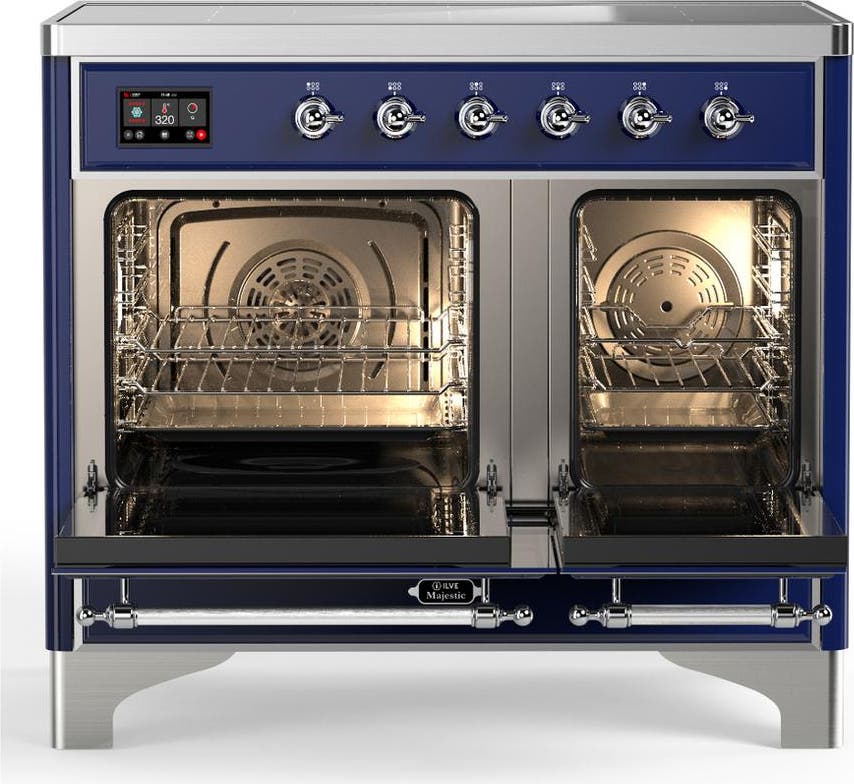 Ilve UMDIB40NR3MBC Midnight Blue With Chrome Trim