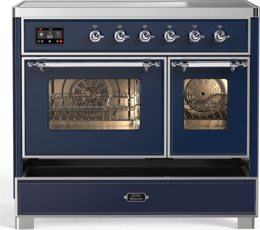Ilve UMDIB40NR3MBC Midnight Blue With Chrome Trim