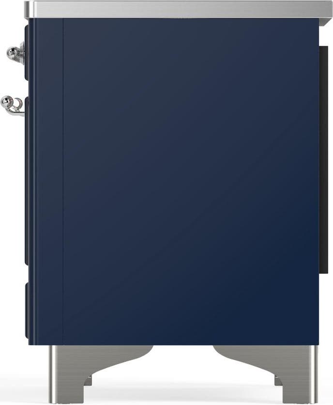 Ilve UMDIB40NR3MBC Midnight Blue With Chrome Trim