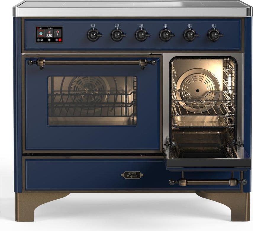 Ilve UMDIB40NR3MBB Midnight Blue With Burnished Trim