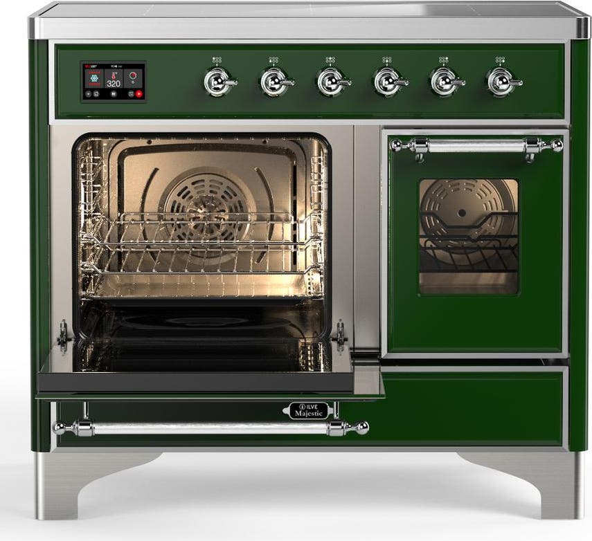 Ilve UMDIB40NR3EGC Emerald Green With Chrome Trim