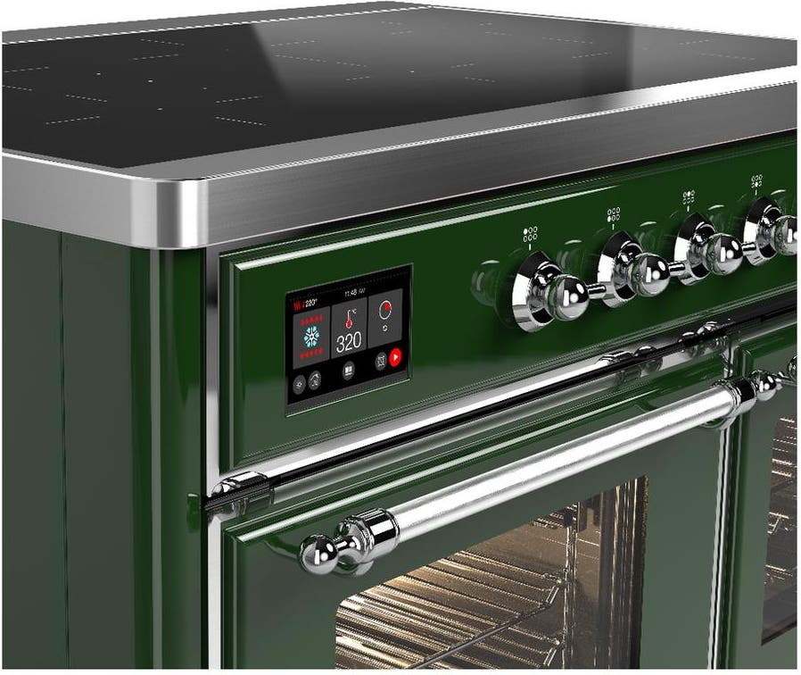 Ilve UMDIB40NR3EGC Emerald Green With Chrome Trim