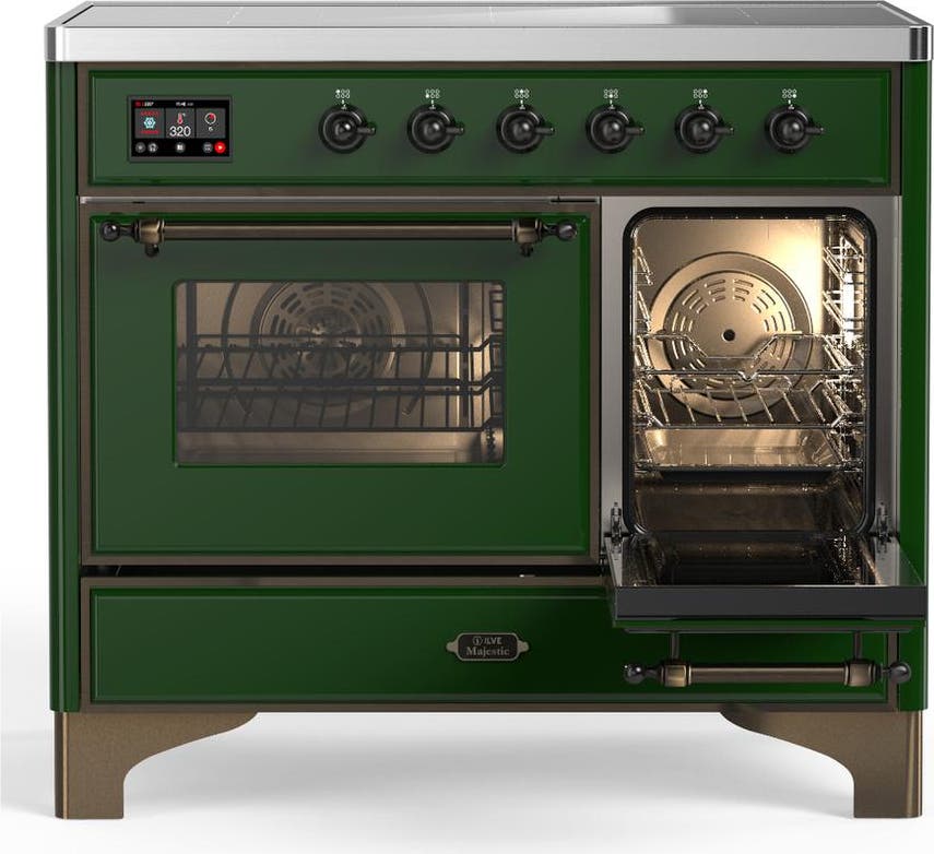 Ilve UMDIB40NR3EGB Emerald Green With Burnished Trim