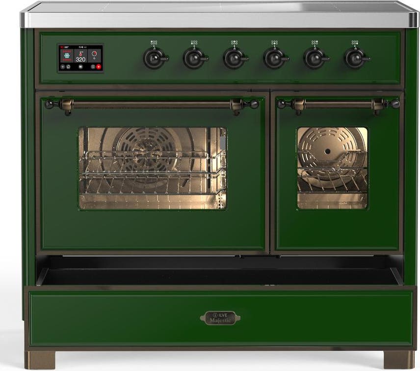 Ilve UMDIB40NR3EGB Emerald Green With Burnished Trim