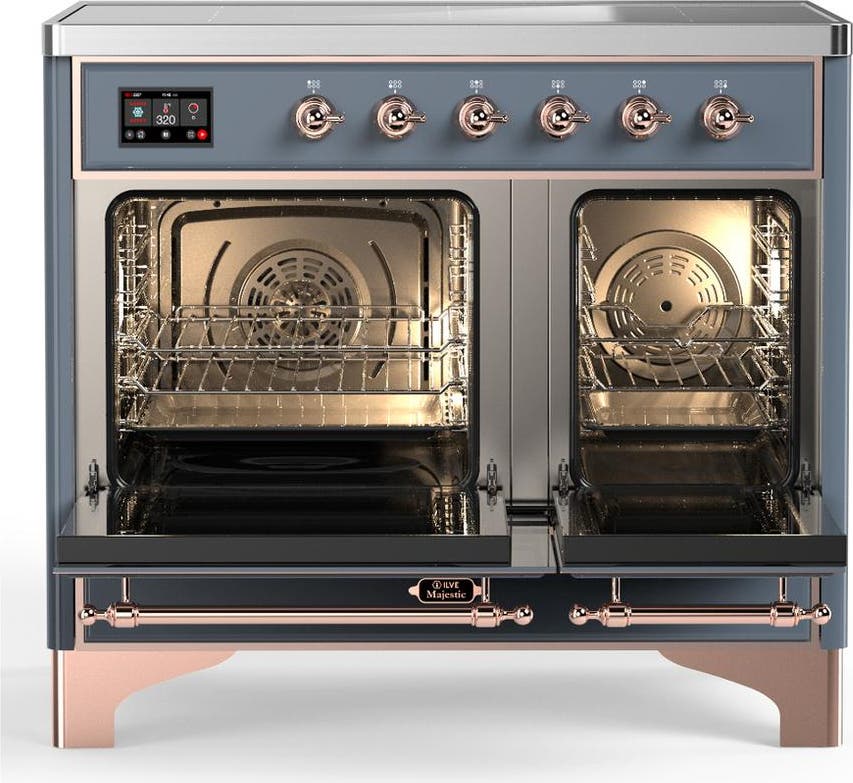 Ilve UMDIB40NR3BGP Blue Grey With Copper Trim