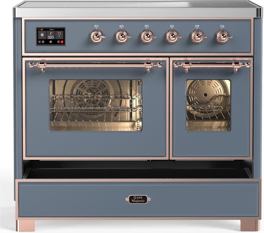 Ilve UMDIB40NR3BGP Blue Grey With Copper Trim