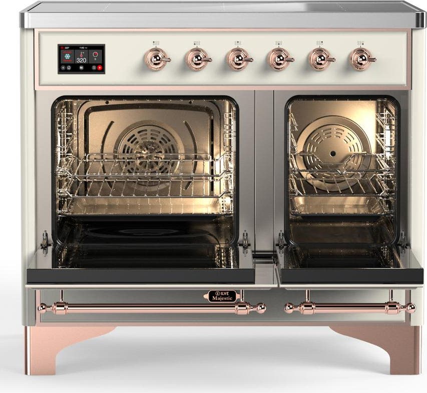 Ilve UMDIB40NR3AWP Antique White With Copper Trim