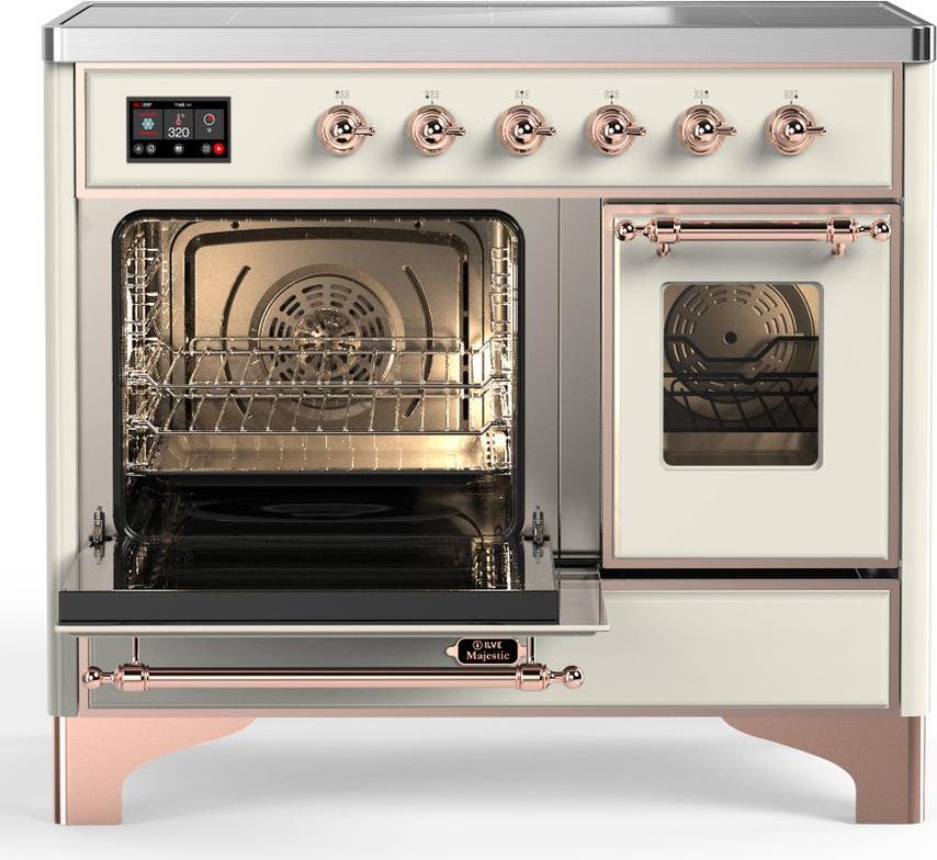 Ilve UMDIB40NR3AWP Antique White With Copper Trim