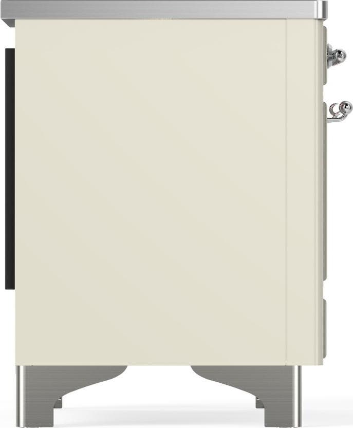 Ilve UMDIB40NR3AWC Antique White With Chrome Trim