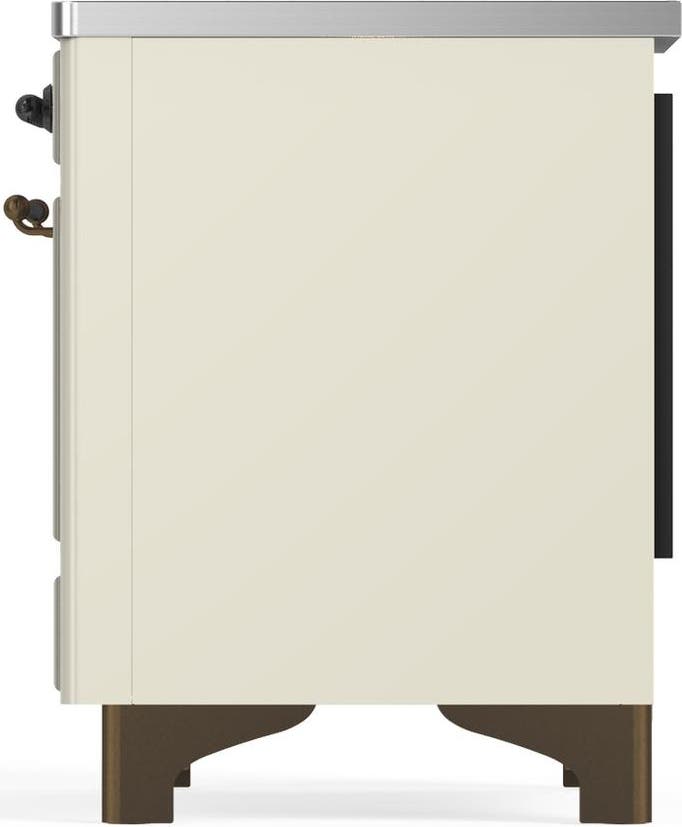 Ilve UMDIB40NR3AWB Antique White With Burnished Trim
