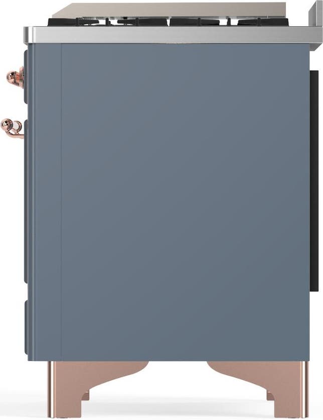 Ilve UMD40FQNR3BGP Blue Grey With Copper Trim, Natural Gas