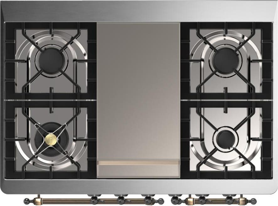 Ilve UMD40FNR3MBB Midnight Blue With Burnished Trim, Natural Gas