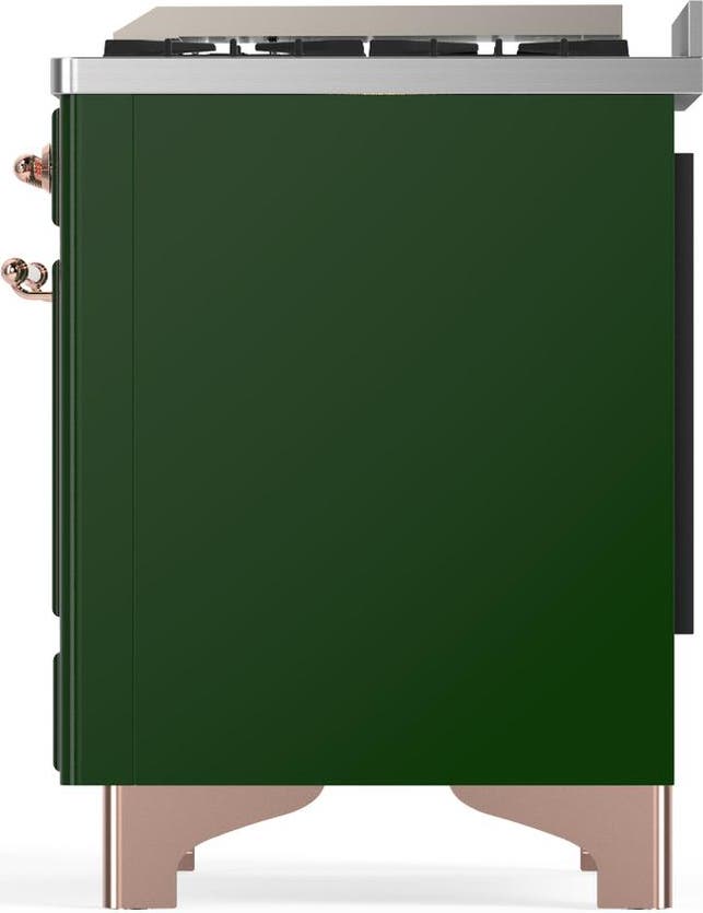 Ilve UMD40FNR3EGP Emerald Green With Copper Trim, Natural Gas