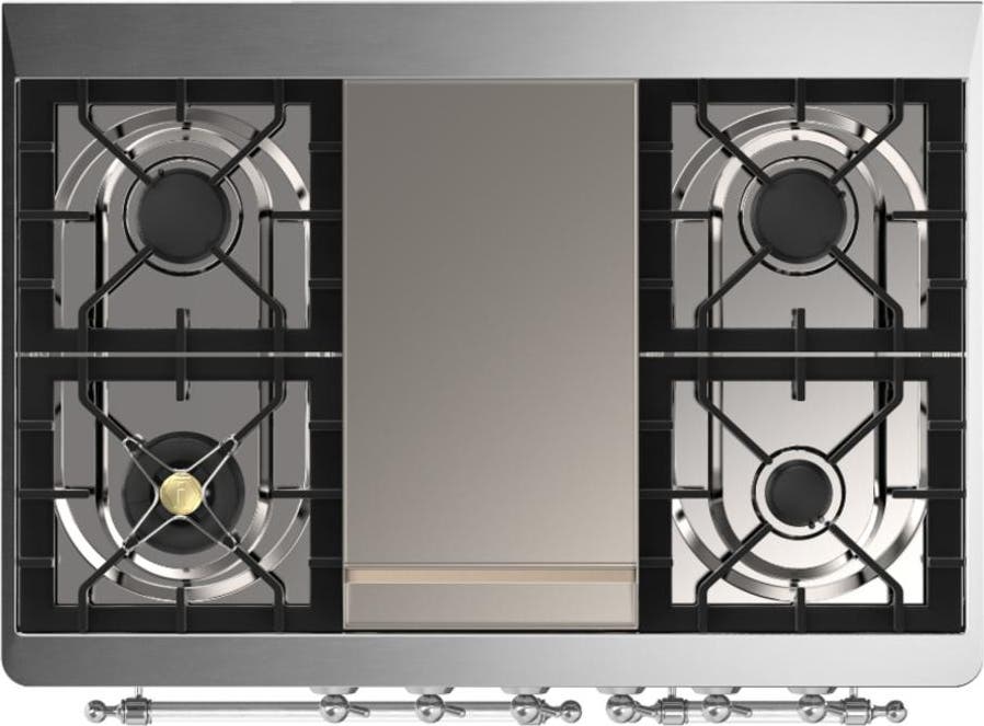 Ilve UMD40FNR3EGC Emerald Green With Chrome Trim, Natural Gas