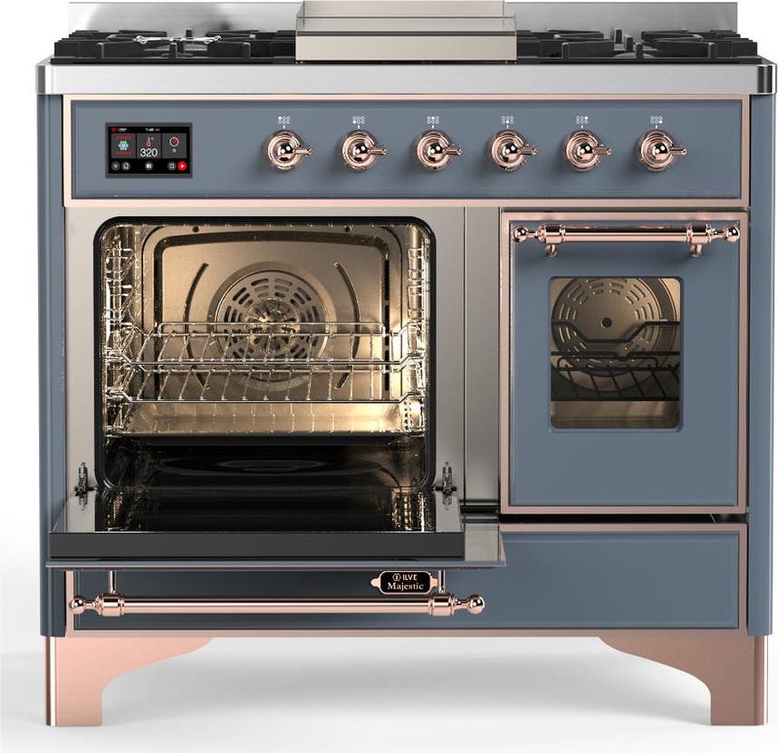 Ilve UMD40FNR3BGP Blue Grey With Copper Trim, Natural Gas