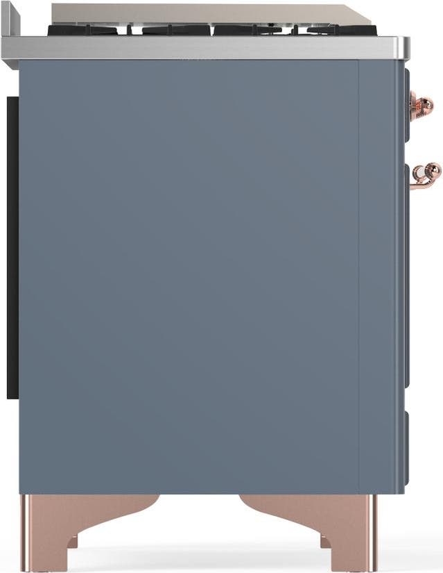 Ilve UMD40FNR3BGP Blue Grey With Copper Trim, Natural Gas
