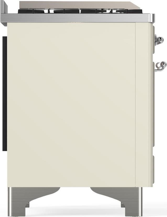 Ilve UMD40FNR3AWCLP Antique White With Chrome Trim, Liquid Propane