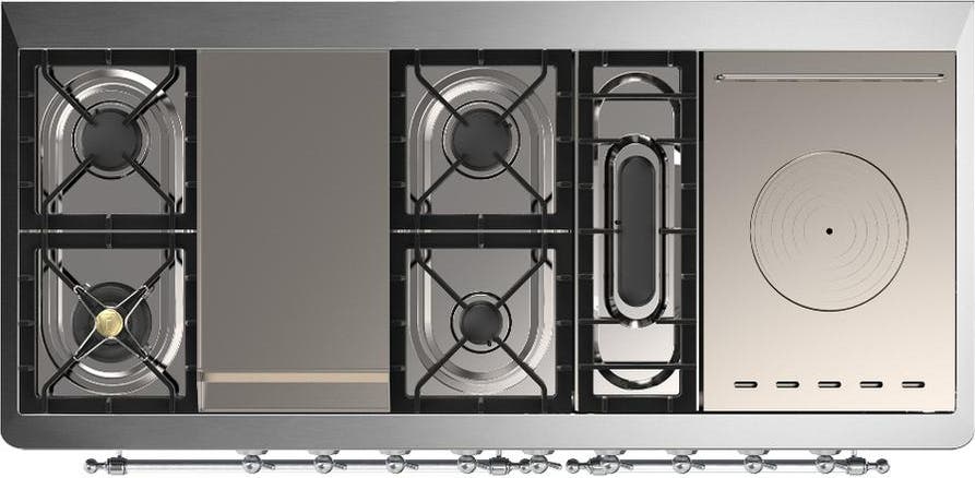 Ilve UM60FSQNR3MGCLP Matte Graphite With Chrome Trim, Liquid Propane