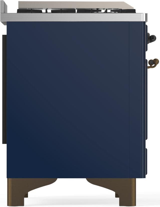 Ilve UM60FSQNR3MBBLP Midnight Blue With Burnished Trim, Liquid Propane