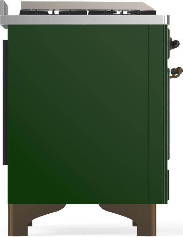 Ilve UM60FSQNR3EGB Emerald Green With Burnished Trim, Natural Gas