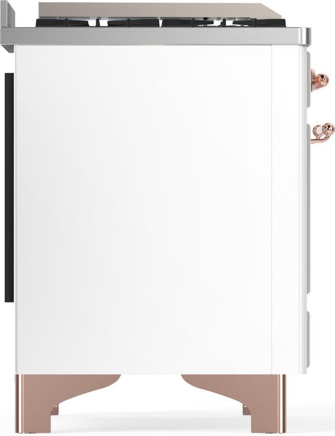 Ilve UM60FQNR3WHP White With Copper Trim, Natural Gas