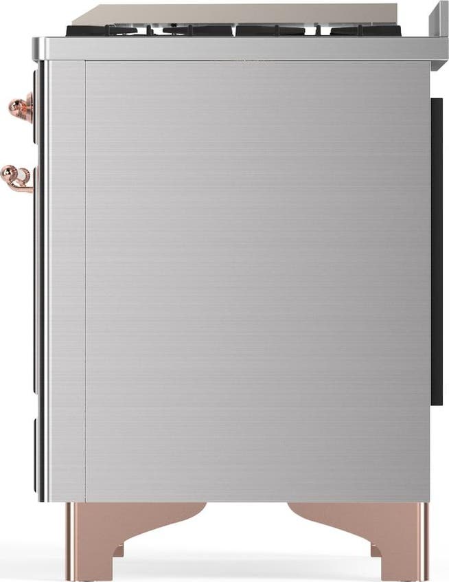 Ilve UM60FQNR3SSPLP Stainless Steel With Copper Trim, Liquid Propane