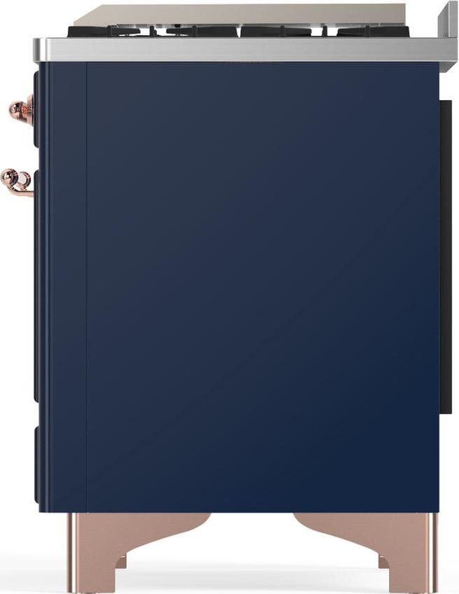 Ilve UM60FQNR3MBP Midnight Blue With Copper Trim, Natural Gas
