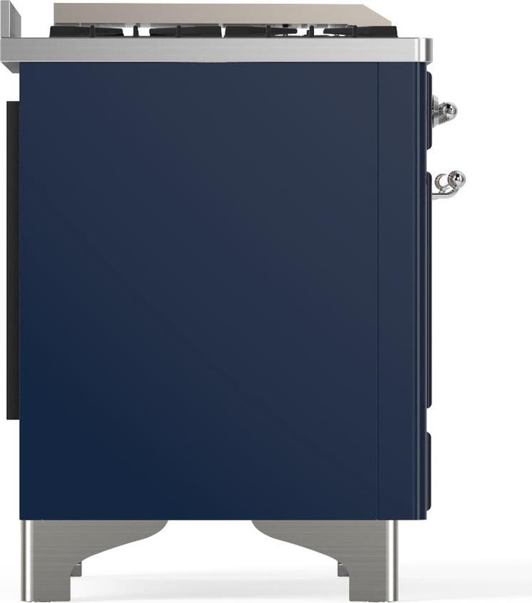 Ilve UM60FQNR3MBC Midnight Blue With Chrome Trim, Natural Gas