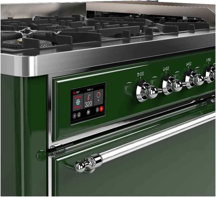 Ilve UM60FQNR3EGCLP Emerald Green With Chrome Trim, Liquid Propane