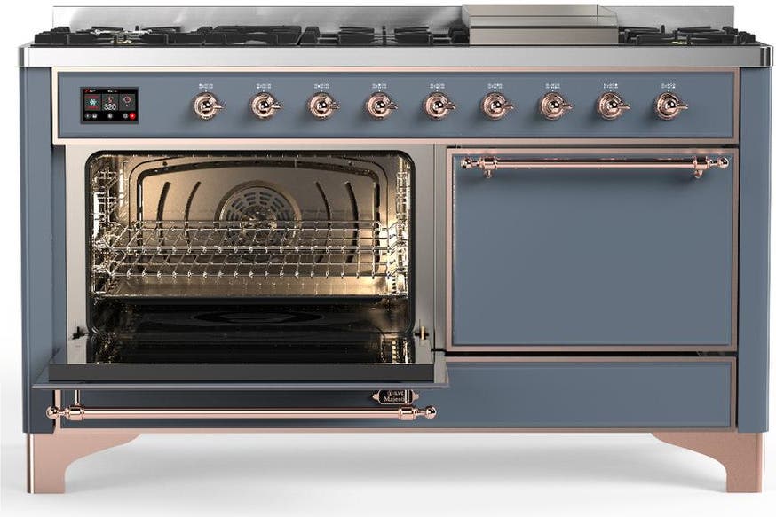 Ilve UM60FQNR3BGP Blue Grey With Copper Trim, Natural Gas