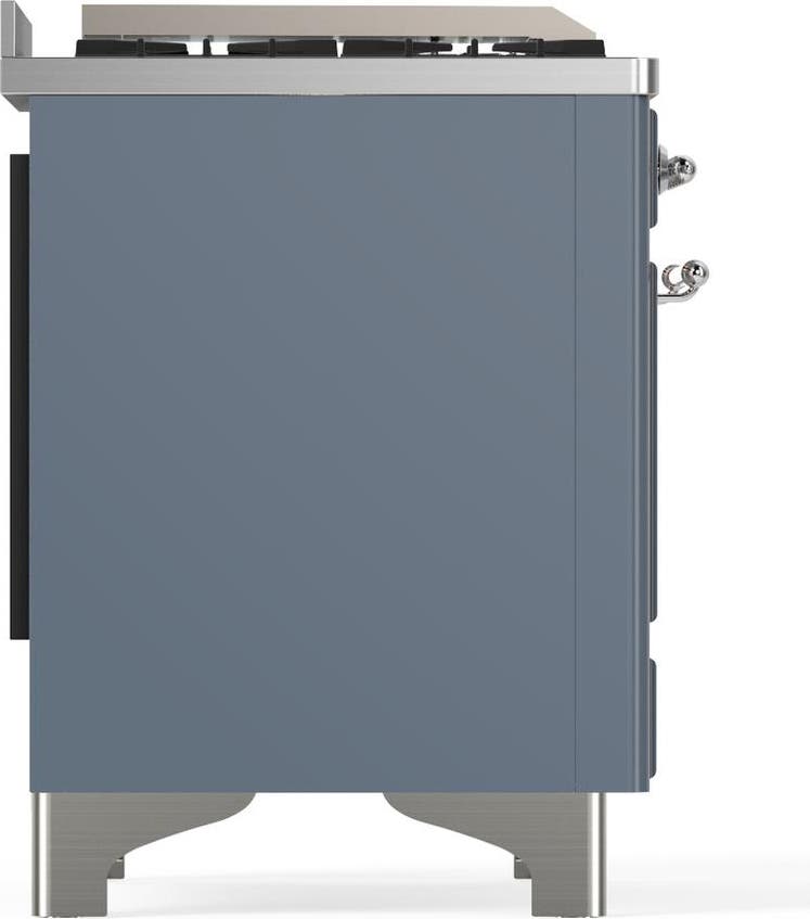 Ilve UM60FQNR3BGCLP Blue Grey With Chrome Trim, Liquid Propane