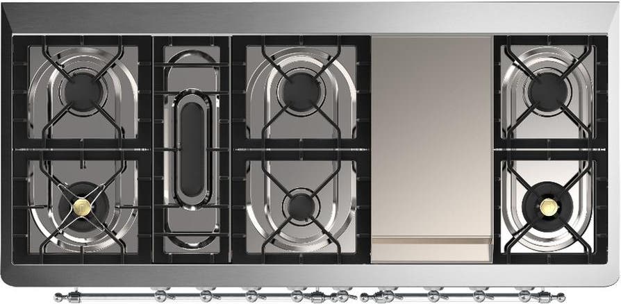 Ilve UM60FQNR3BGC Blue Grey With Chrome Trim, Natural Gas