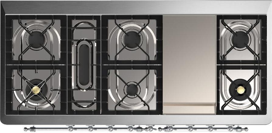 Ilve UM60FNR3WHC White With Chrome Trim, Natural Gas