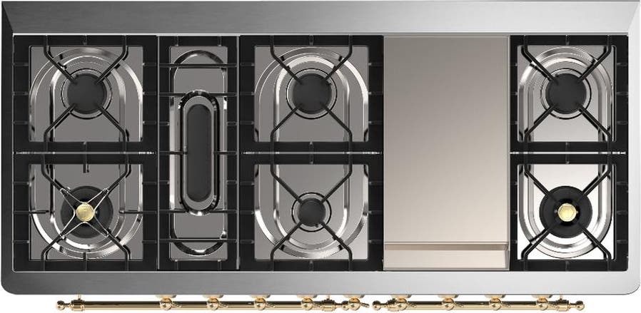 Ilve UM60FNR3MBG Midnight Blue With Brass Trim, Natural Gas