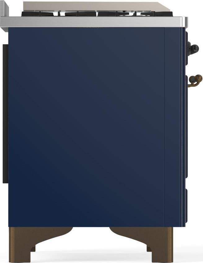Ilve UM60FNR3MBB Midnight Blue With Burnished Trim, Natural Gas