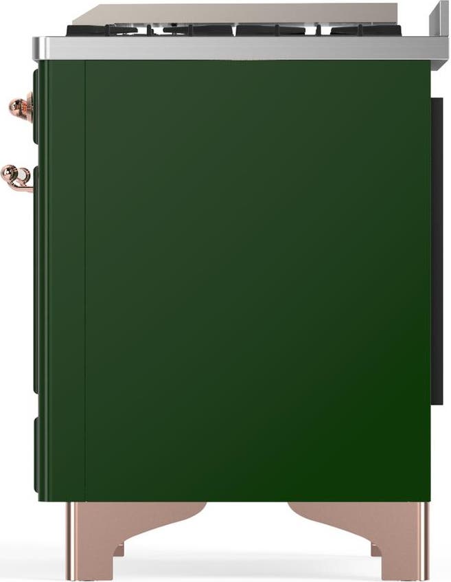 Ilve UM60FNR3EGPLP Emerald Green With Copper Trim, Liquid Propane