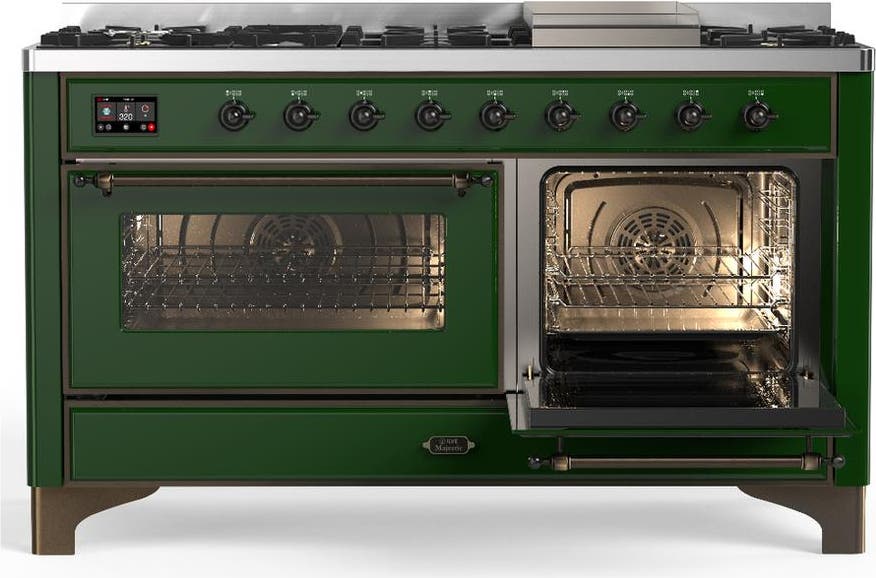 Ilve UM60FNR3EGB Emerald Green With Burnished Trim, Natural Gas