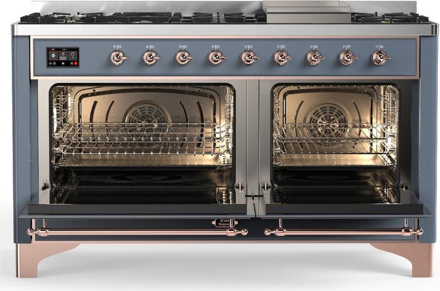 Ilve UM60FNR3BGP Blue Grey With Copper Trim, Natural Gas