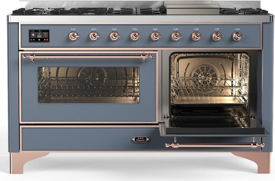 Ilve UM60FNR3BGP Blue Grey With Copper Trim, Natural Gas