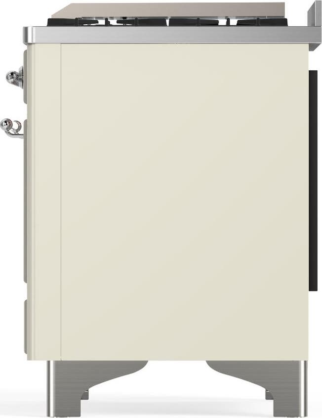 Ilve UM60FNR3AWCLP Antique White With Chrome Trim, Liquid Propane